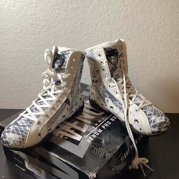 Venum White Snake Boxing Shoes (M4.5/W6, EU36.5) - Picture 7 of 8